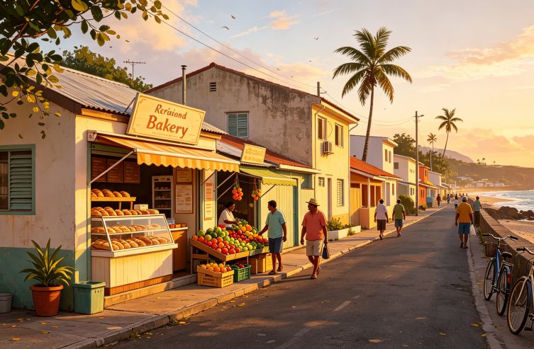 Réunion Coastal Town